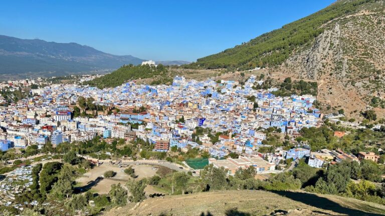 View of Chefchaouen, Morocco.